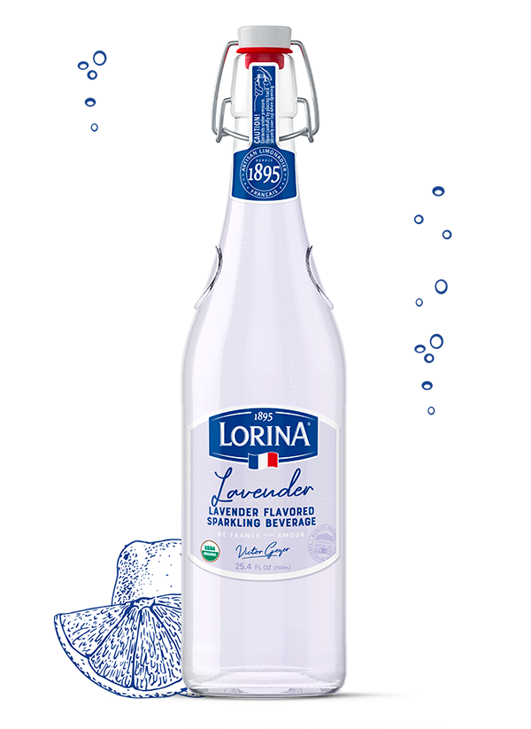 Artisanal Sparkling Lavender bottle