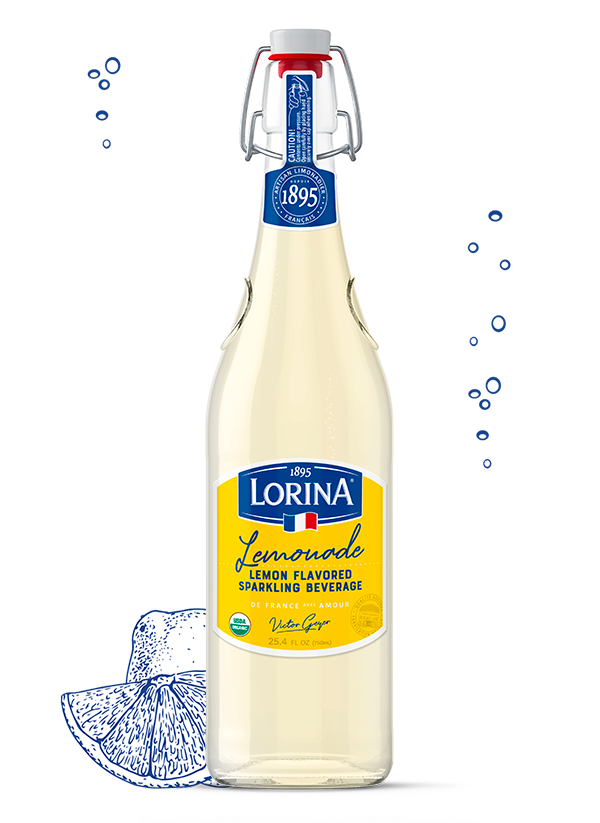 Artisanal Sparkling Lemonade bottle