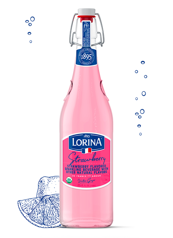 Artisanal Sparkling Strawberry bottle